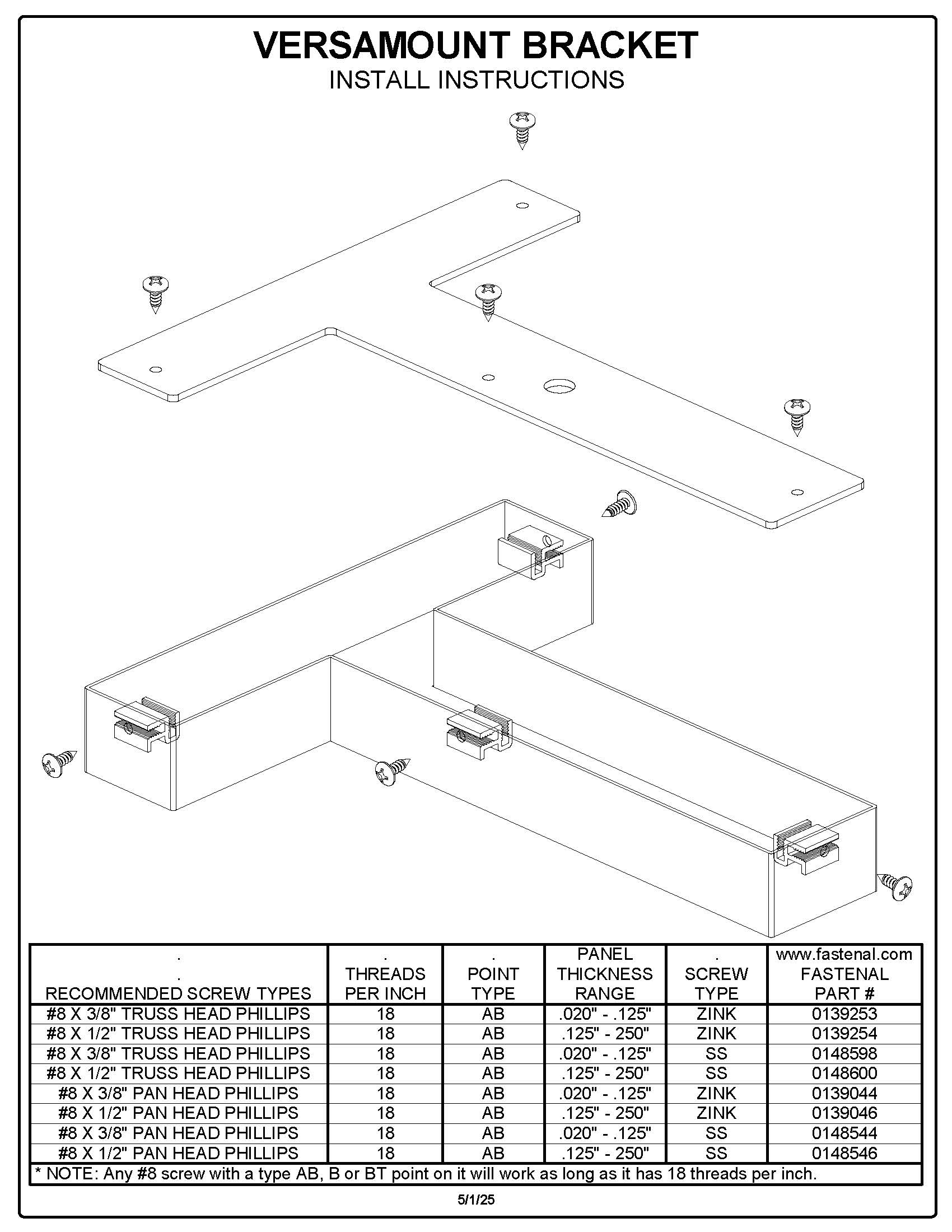 WEBSITE SSI VERSAMOUNT BRACKET PRICING INFO 5 1 25_Page_2